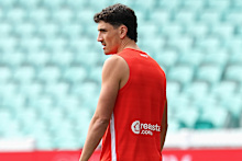 Swans star Justin McInerney.