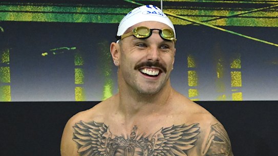 Kyle Chalmers is eyeing off a gold medal in the 100m freestyle.