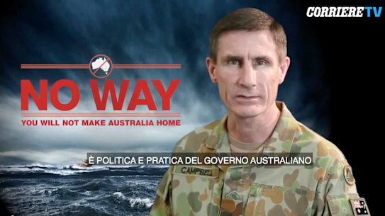 'No way': Italy's leader takes Australian cue on refugees