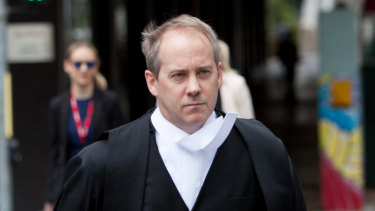 Barrister for Victoria Police, Saul Holt QC, pictured here in 2016.