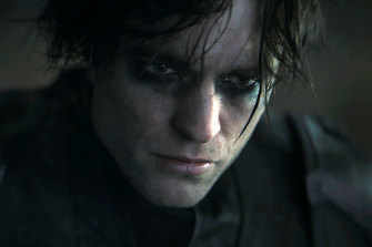 Robert Pattinson as Batman in <i>The Batman. 