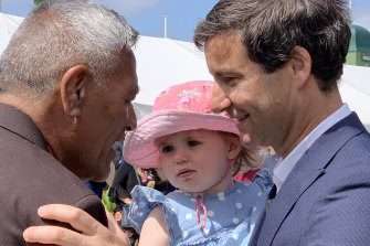 Jacinda Ardern's daughter Neve wins hearts at NZ event