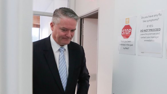 Finance Minister Mathias Cormann says the federal budget was in a good position to respond to the coronavirus outbreak.