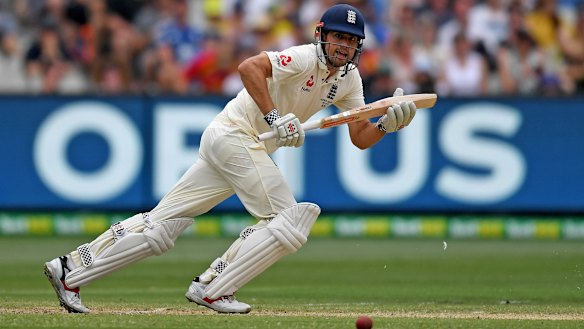 Alastair Cook at the MCG in 2017.