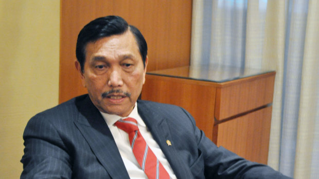 Indonesia's Minister for Maritime Affairs and Investment Luhut Binsar Pandjaitan.