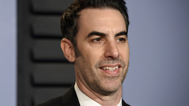 Sacha Baron Cohen took aim at social media companies branding them as "a sewer of bigotry and vile conspiracy theories".