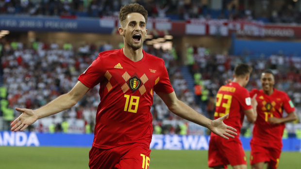 Wondergoal: Adnan Januzaj was the difference for Belgium.