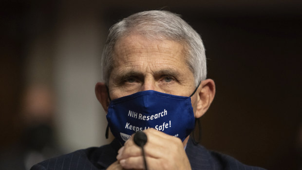 Dr Anthony Fauci, director of the National Institute of Allergy and Infectious Diseases at the US National Institutes of Health.