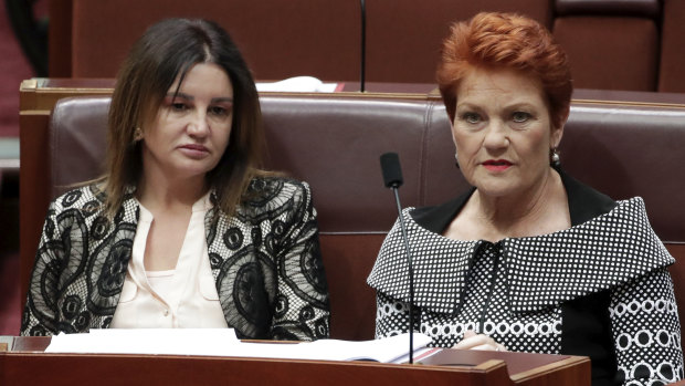 Senators Jacqui Lambie and Pauline Hanson both voted against the bill.