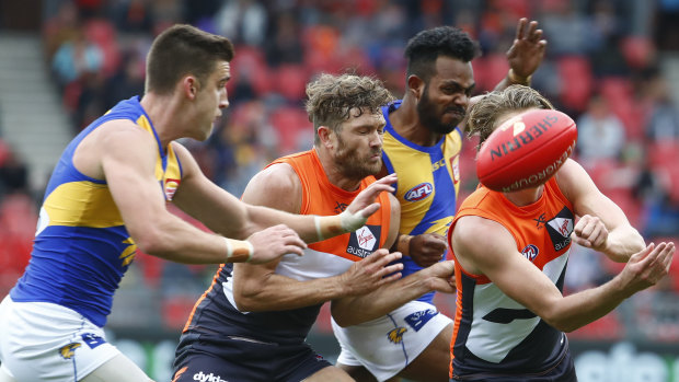 Giant struggle: GWS are failing to live up to their expectations this season.