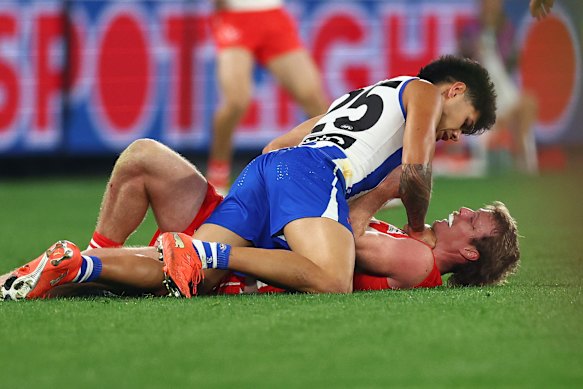 Rivals no longer: Paul Curtis and Blakey will both be part of the puzzle for North Melbourne moving forward.