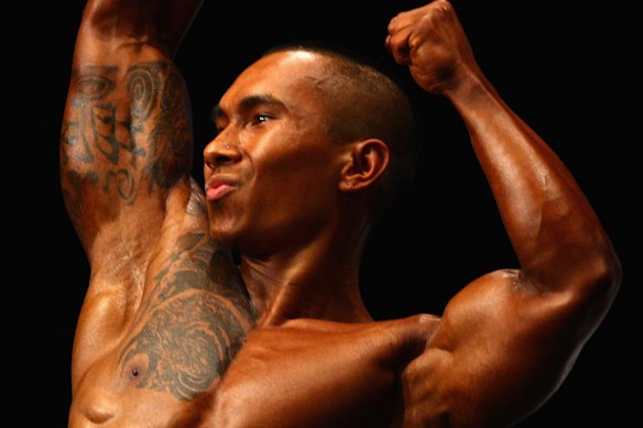 Jonas Vong in one of his bodybuilding competitions. He was an executive at Berndale. 
