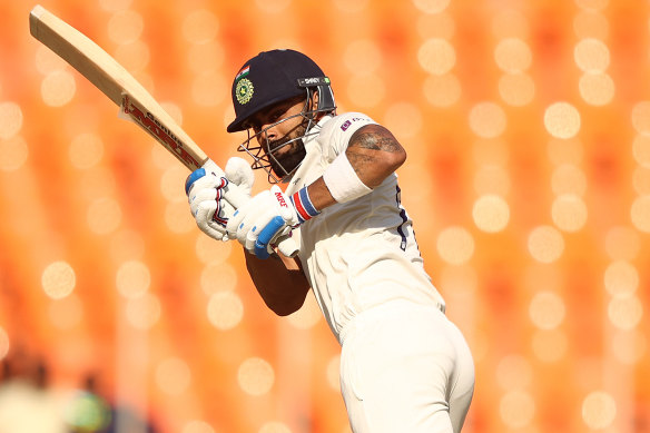 Virat Kohli reached a half-century on day three.