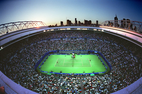 Flashback to 2002: Australia’s tennis grand slam is central to January in Melbourne.