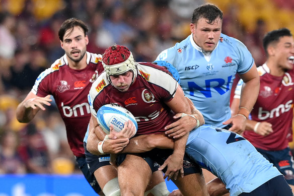 Fraser McReight was credited with four try assists against the Melbourne Rebels.