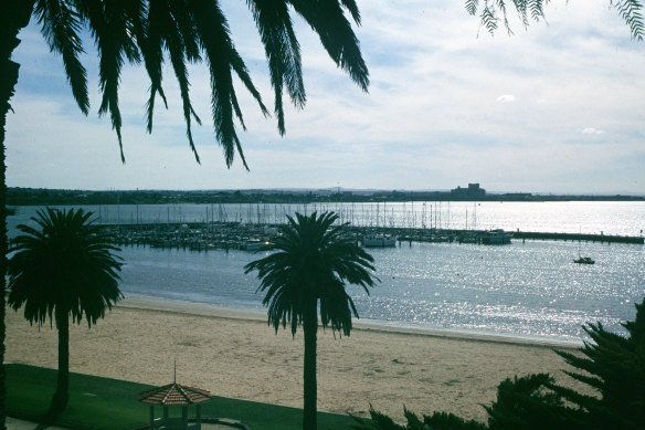 The beauty of Corio Bay was enough for my dad. 