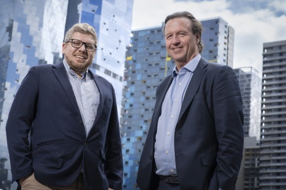 Former Fortescue executives Bart Kolodziejczyk and Michael Masterman are the co-founders of green iron start-up Element Zero.