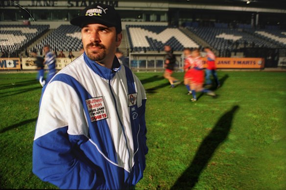 Ange Postecoglou in his early days at South Melbourne.