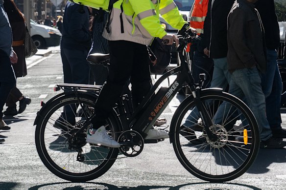 E-bikes are often used by food delivery drivers.