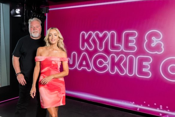 Kylie Sandilands and Jackie O Henderson have arrived in Melbourne. 