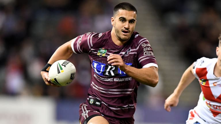 Tom Wright will link with the Brumbies after making his NRL debut with Manly.