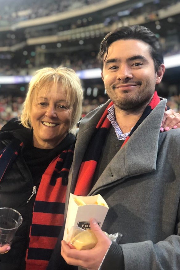 Karen O’Donoghue with son Jarred.