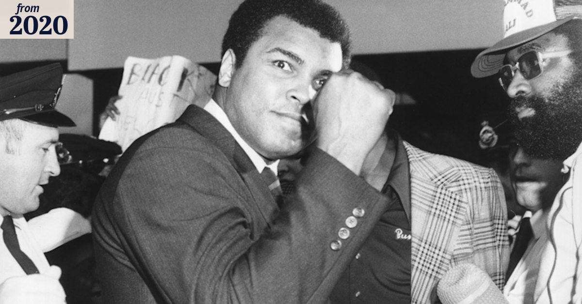 From the Archives, 1979: Ali arrives … feeling great