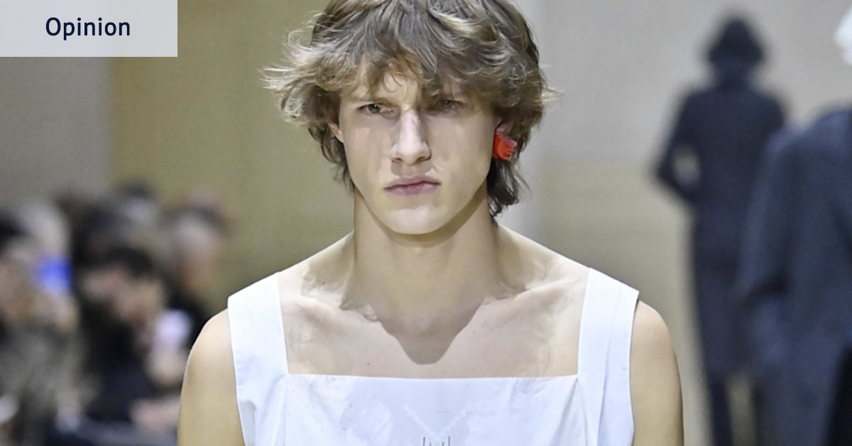 Who is this dress for? The problem with menswear on the runway