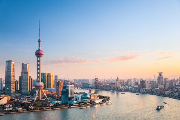 Shanghai in sunset - China