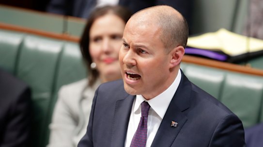 Josh Frydenberg, unveiling his first budget, talked up the economy's chances. Things have changed since then.