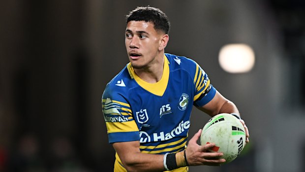 Parramatta fullback Isaiah Iongi.