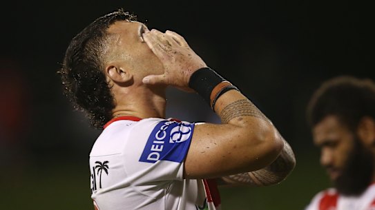 Dragons forward Jaydn Su’A.