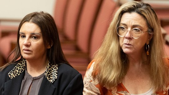 Senators Jacqui Lambie and Tammy Tyrrell have parted ways.