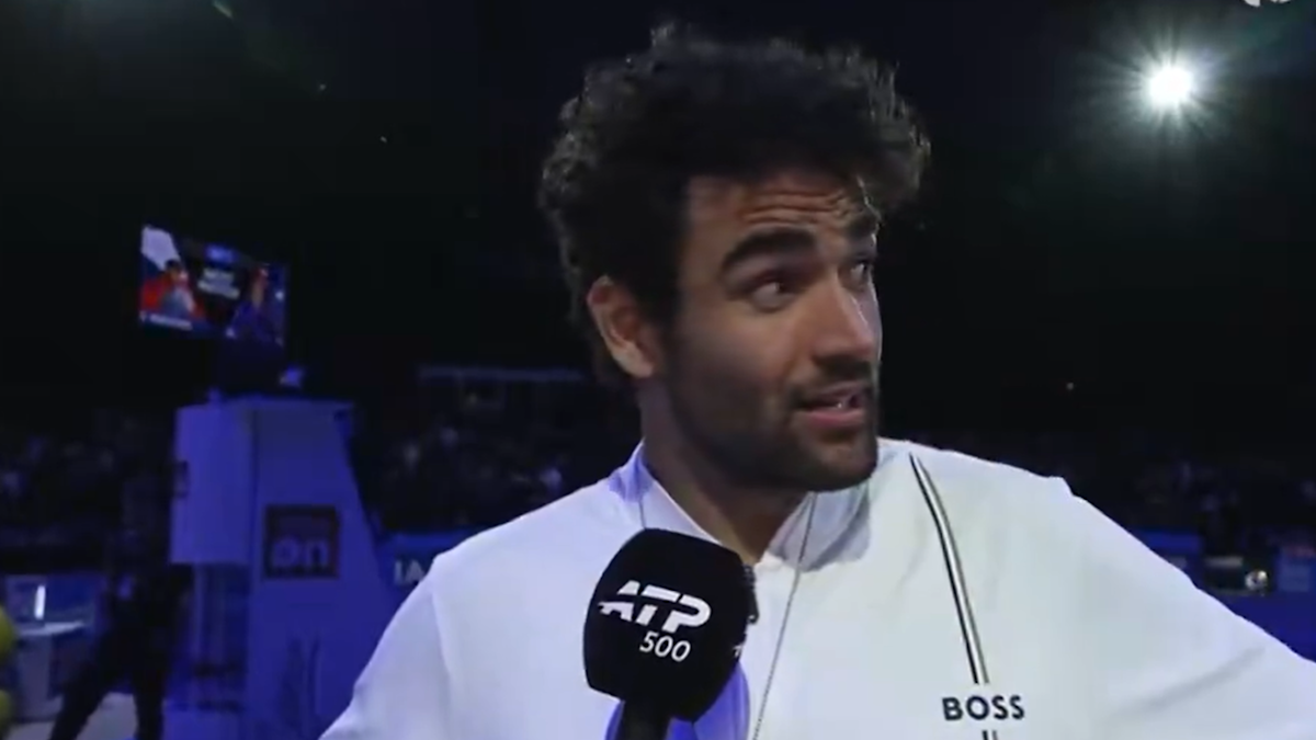 Tennis news 2026 | Matteo Berrettini on-court interview, Lorenzo ...