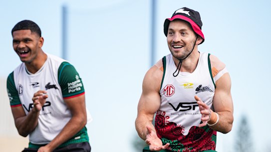 Cameron Murray prepares to make his return for the Rabbitohs.