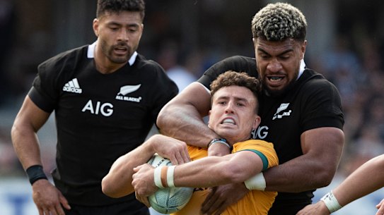 Tom Banks had an average afternoon for the Wallabies.