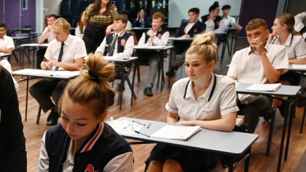 Penola Catholic College HSC exams. 