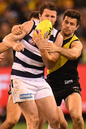 Geelong and Richmond meet at the MCG during last year's finals series.