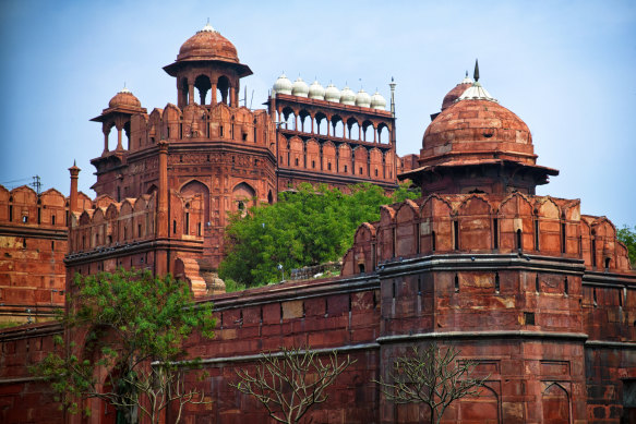 Among India’s must-see Mughal monuments are the Taj Mahal and Red Fort in Agra (pictured).