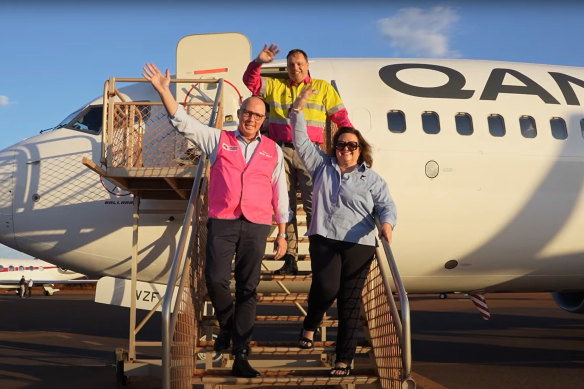 Peter Dutton says his office asked to use Gina Rinehart’s private jet.