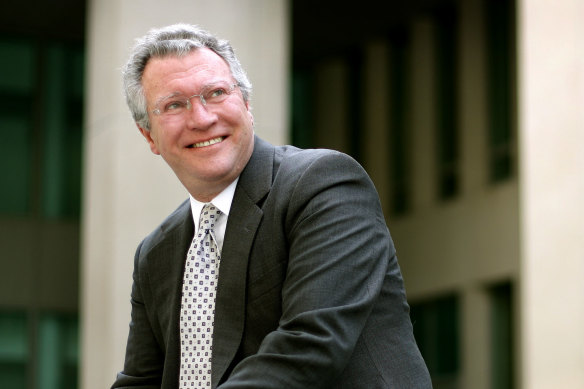 Former NSW State Treasurer Michael Egan at Parliament House, 2008.