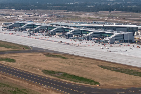 Western Sydney Airport’s terminal will handle both domestic and international aircraft.