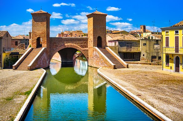 Tre Ponti – the three-way bridge, Ferrara.