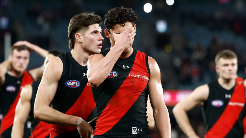 ‘We looked third rate’: Bombers’ finals hopes dealt a huge blow by shock loss to Saints
