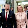US Secretary of Defence Pete Hegseth, and his wife Jennifer Rauchet.