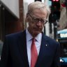 Commissioner Kenneth Hayne arrives for the Banking Royal Commission in Sydney on 19 November, 2018. Photo: Brook Mitchell
