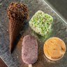 Assorted ice creams at Kariton’s Footscray outpost.