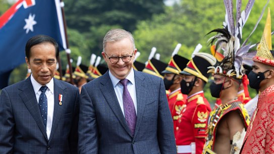 President of Indonesia Joko Widodo, pictured with Prime Minister Anthony Albanese in June, will visit Australia for the first time in three years.