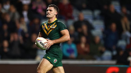 Nathan Cleary’s Test debut was one for the ages.