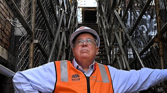 Departing Building Commissioner David Chandler.